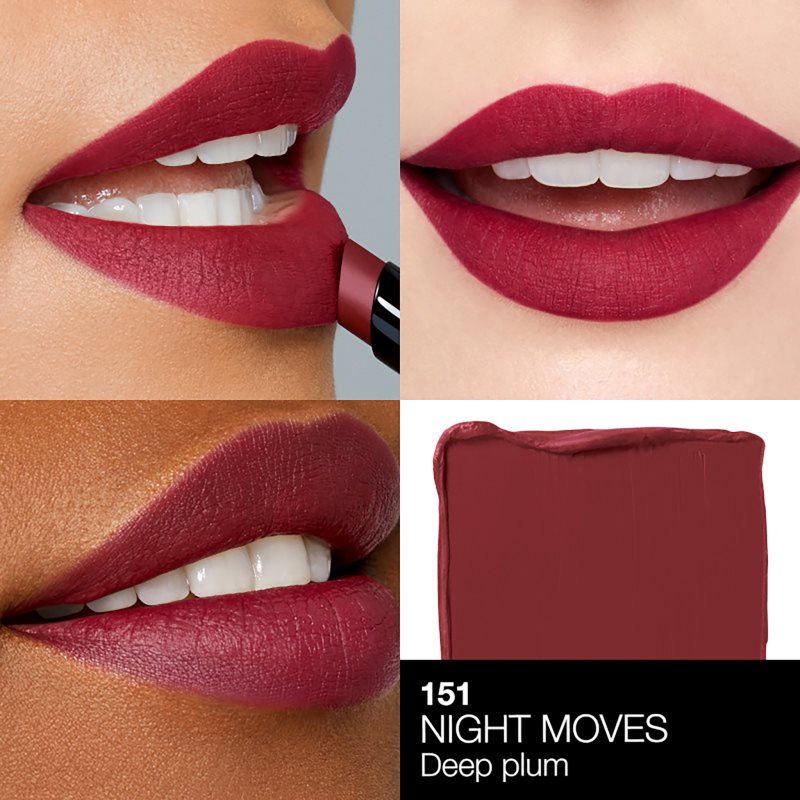 NARS Powermatte Lipstick Ultra Matt Long-lasting Lipstick Shade Night Moves 1,5 G