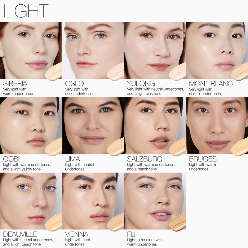 NARS Light Reflecting Foundation maquillaje con efecto iluminador para un aspecto natural tono YULONG 30 ml
