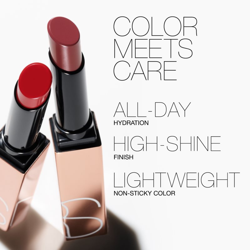 NARS Afterglow Sensual Shine Lipstick hydratační lesklá rtěnka odstín HOT RUSH 1.5 g (obrázek 4)
