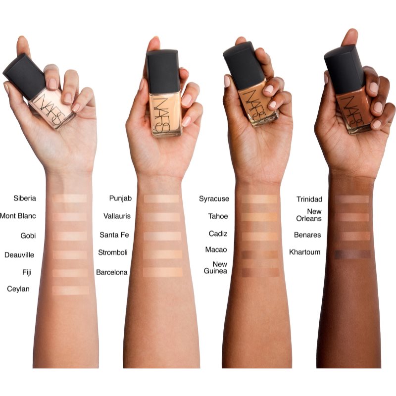 NARS Sheer Glow Foundation зволожуючий тональний крем відтінок IGUACU 30 мл