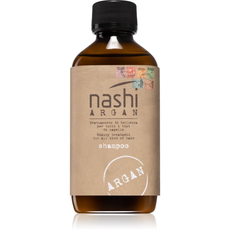 

Nashi Argan Shampoo зволожуючий шампунь з аргановою та лляною олійками для всіх типів волосся