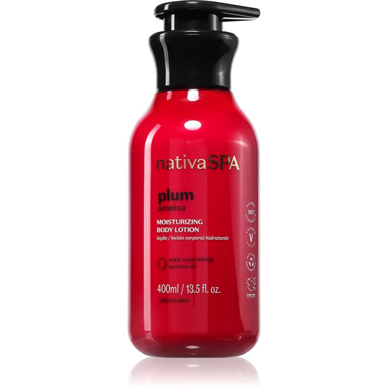 oBoticário Nativa SPA Plum Flower hydratační tělové mléko 400 ml