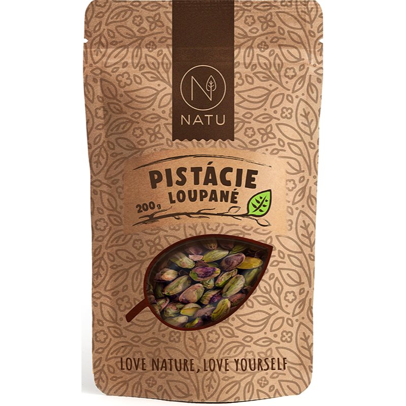 NATU Pistácie loupané ořechy natural 200 g