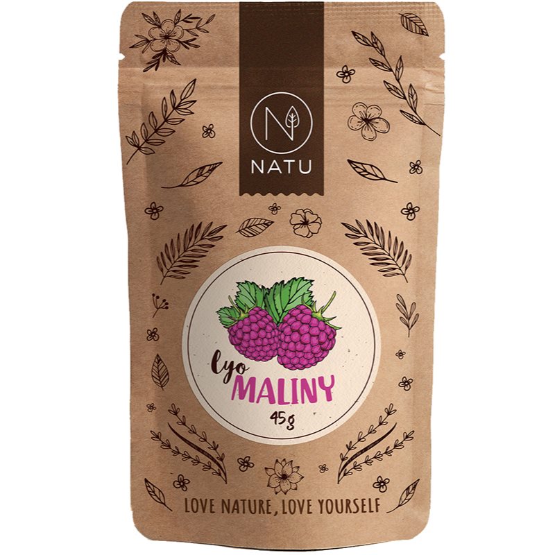 NATU Lyofilizované maliny mrazom sušené ovocie 45 g kúpite na Notino.sk