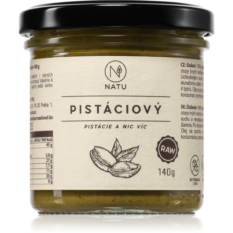 NATU Pistáciový krém 140 g koupíte na Notino.cz