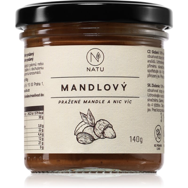 NATU Mandlový krém pražený 140 g koupíte na Notino.cz