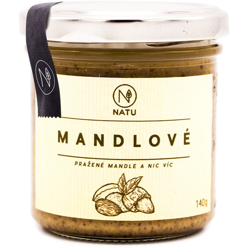 NATU Mandlový krém pražený ořechová pomazánka 140 g