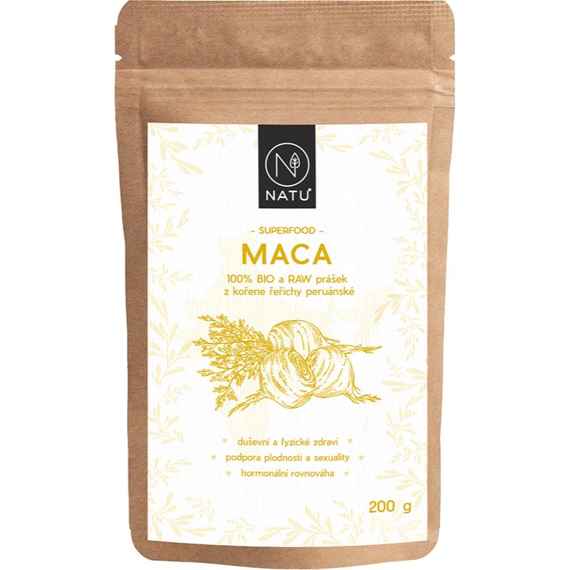 NATU Maca BIO prášok v BIO kvalite 200 g