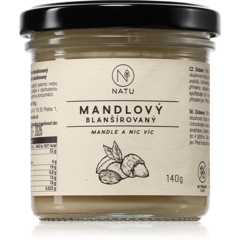NATU Mandlový krém blanšírovaný 140 g koupíte na Notino.cz