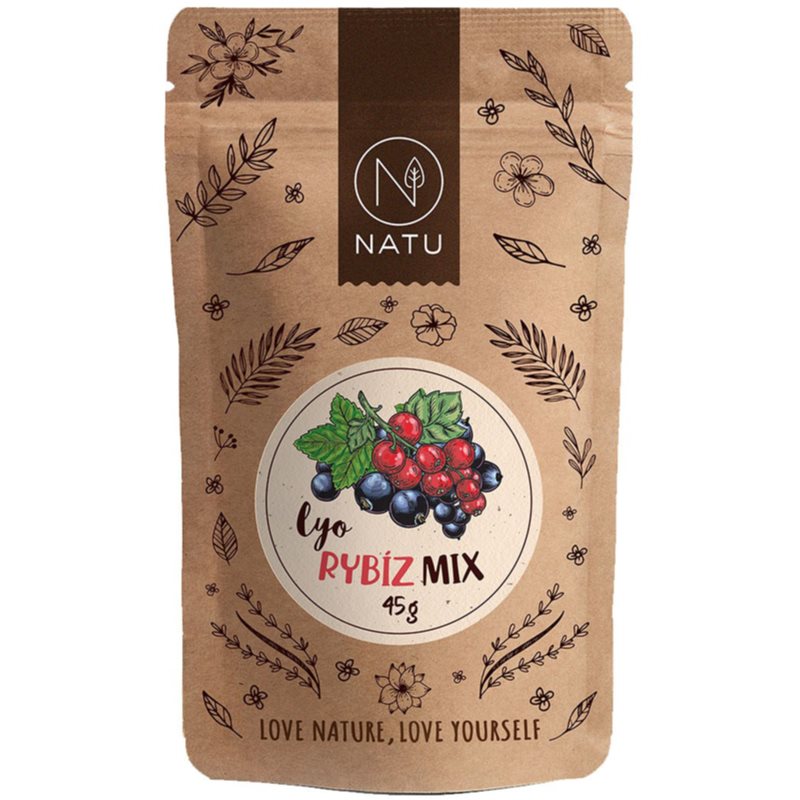 E-shop NATU Lyo mix rybíz mrazem sušené ovoce 45 g