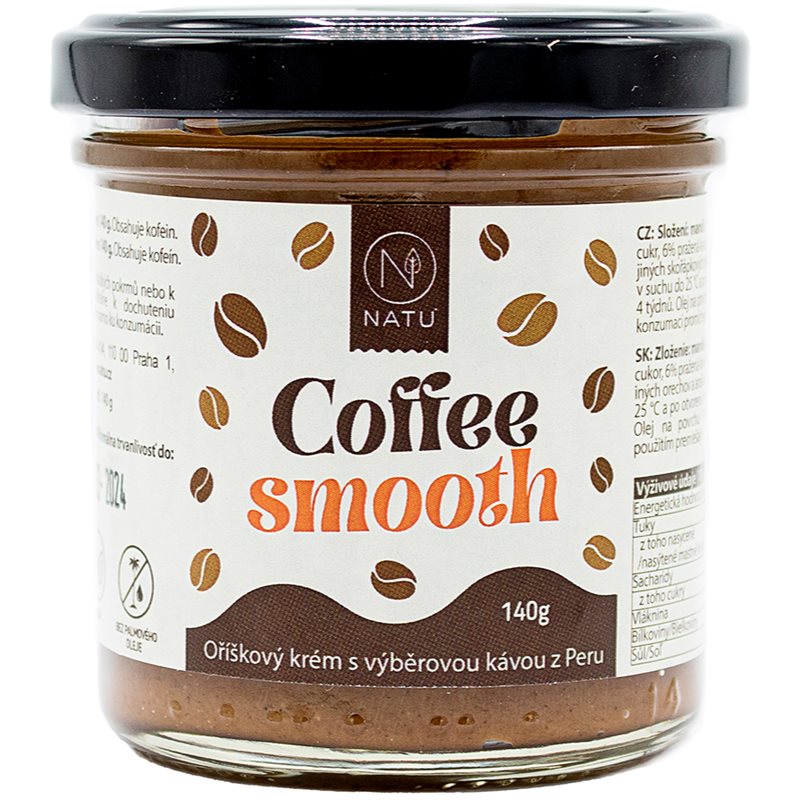 NATU Coffee Smooth ořechová pomazánka 140 g
