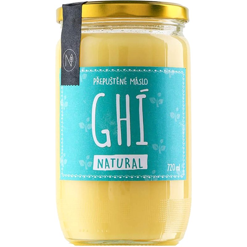 NATU Ghí natural přepuštěné máslo 720 ml