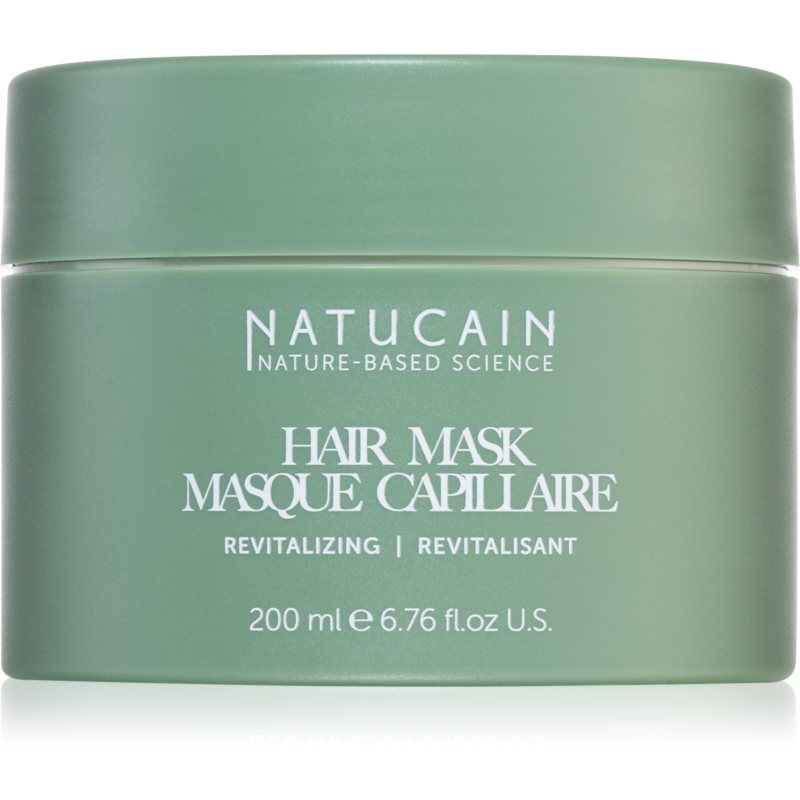 Natucain Revitalizing Hair Mask deep strengthening hair mask for weak hair prone to falling out ml
