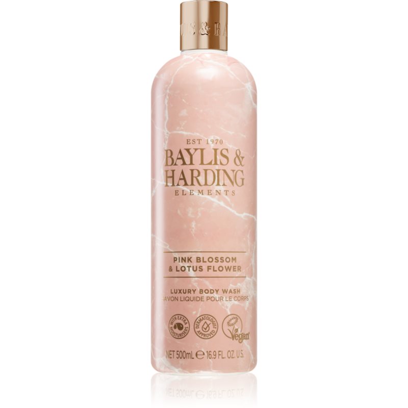 Baylis & Harding Elements Pink Blossom & Lotus Flower високоякісний гель для душа 500 мл