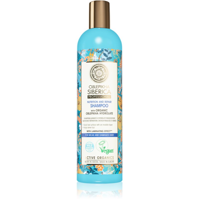 E-shop Natura Siberica Oblepikha (Sea-Buckthorn) šampon pro slabé a poškozené vlasy 400 ml