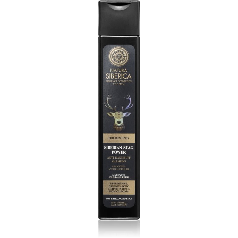 Natura Siberica For Men Only šampón proti lupinám 250 ml