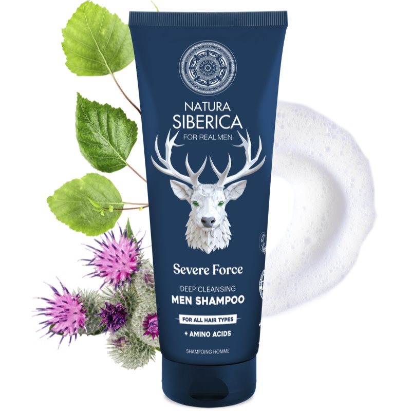 Natura Siberica Arctic Wild Severe Force das Reinigungsshampoo für Herren 200 ml