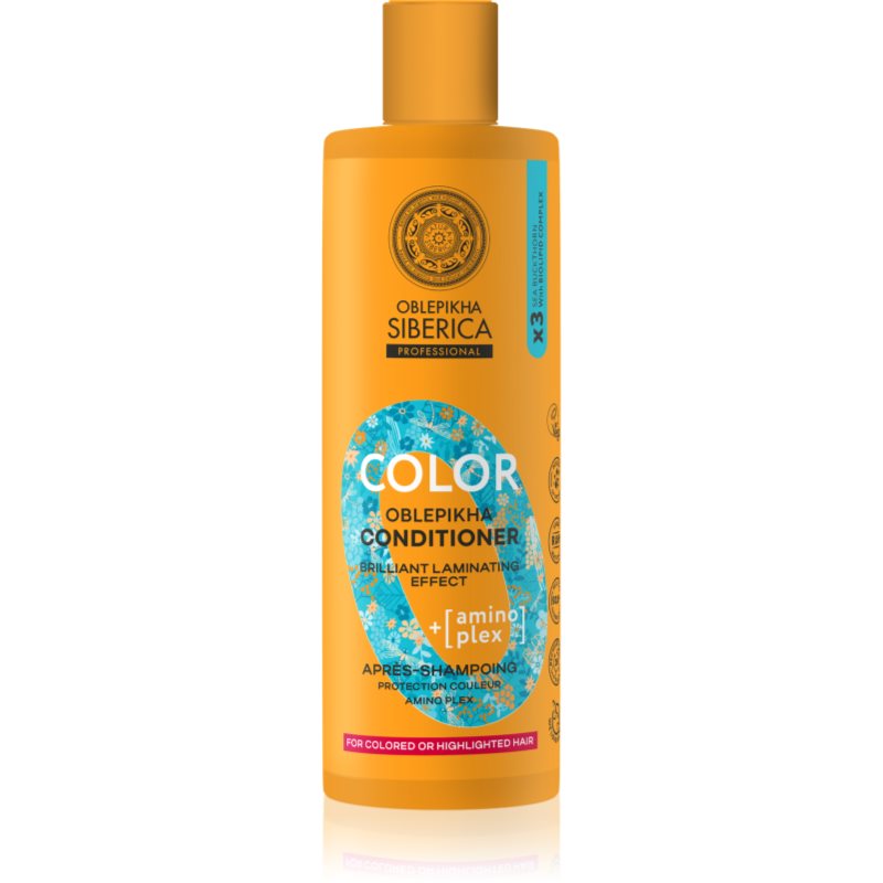Natura Siberica Oblepikha Siberica kondicionér pro ochranu barvy 400 ml