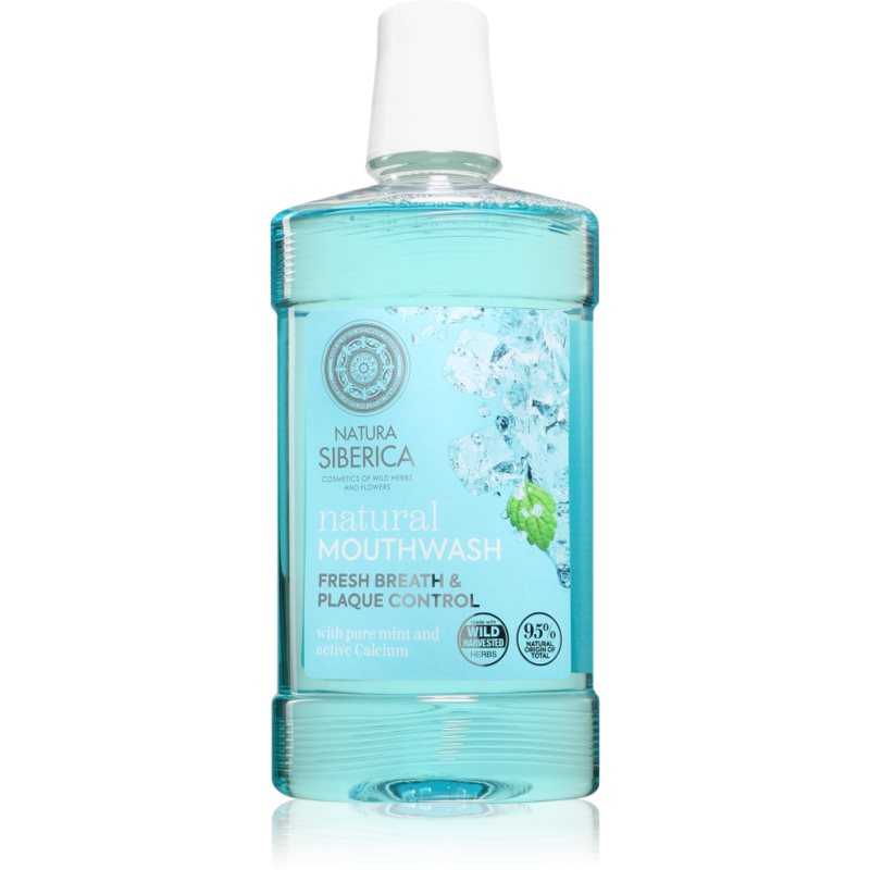 Natura Siberica Natural Mouthwash Fresh Breath & Plaque Control ústní voda pro svěží dech 520 ml