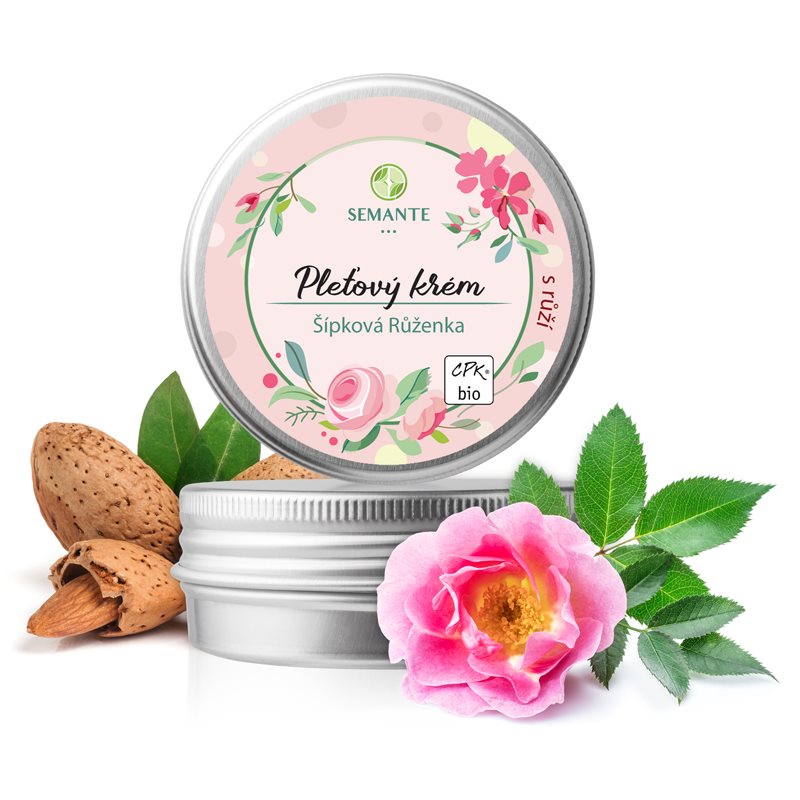 Naturalis Semante Rose Face Cream зволожуючий денний крем у якості BIO 50 мл