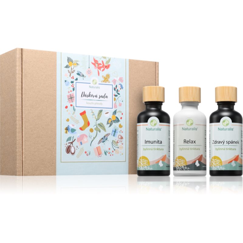 Naturalis Vánoční sada bylinných tinktur Relax dárková sada