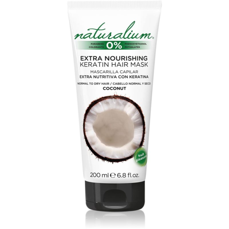 

Naturalium Fruit Pleasure Coconut зволожуюча маска з кератином