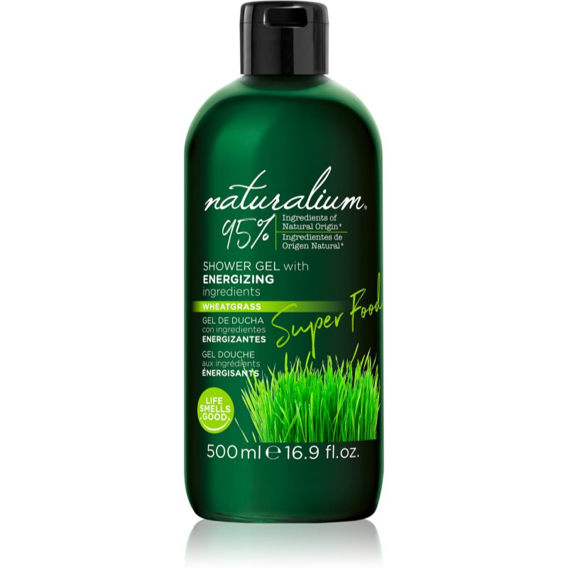 Naturalium Super Food Wheatgrass energizuojamoji dušo želė 500 ml