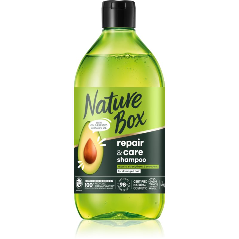 

Nature Box Avocado глибоко відновлюючий шампунь для волосся з посіченими кінчиками