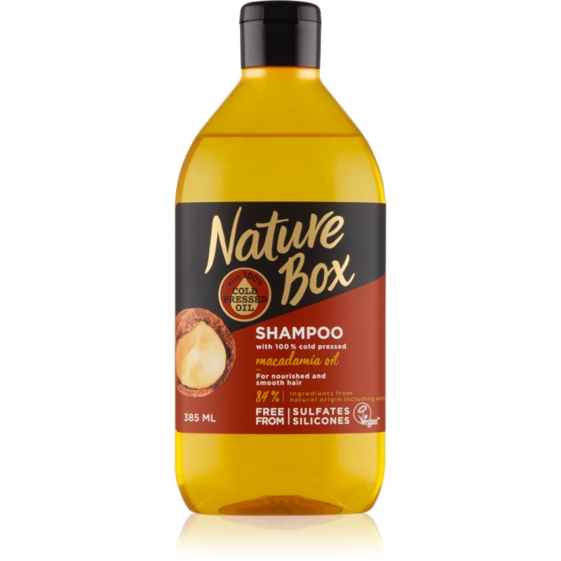 

Nature Box Macadamia Oil поживний шампунь