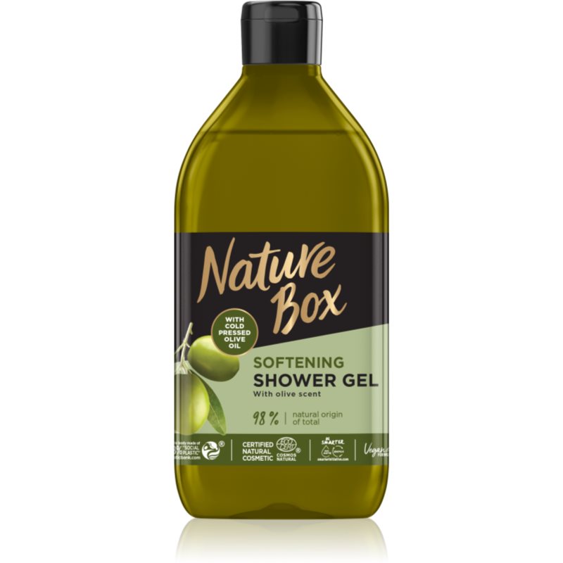 Nature Box Olive Oil zjemňující sprchový gel 385 ml