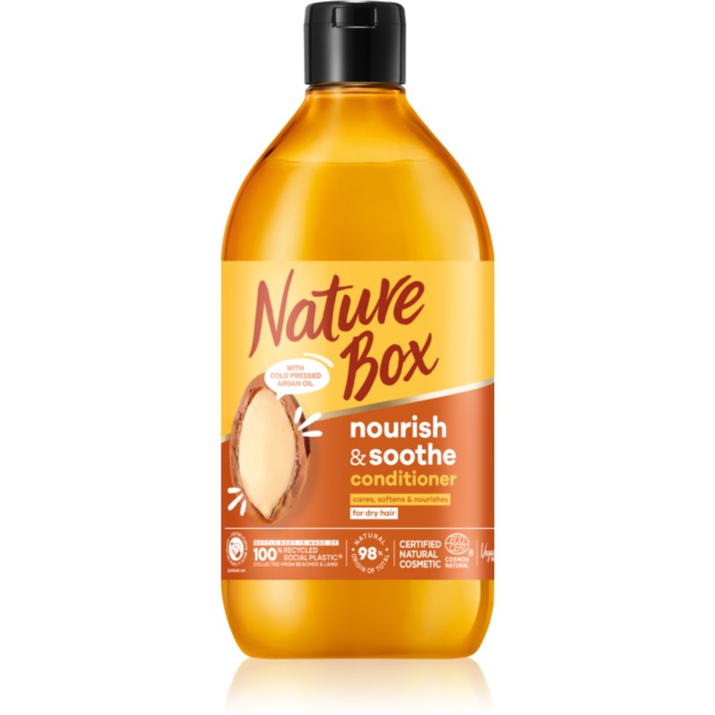 E-shop Nature Box Argan hloubkově vyživující kondicionér s arganovým olejem 385 ml