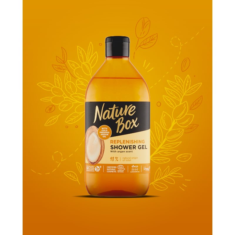 Nature Box Argan Nourishing Shower Gel With Argan Oil 385 Ml