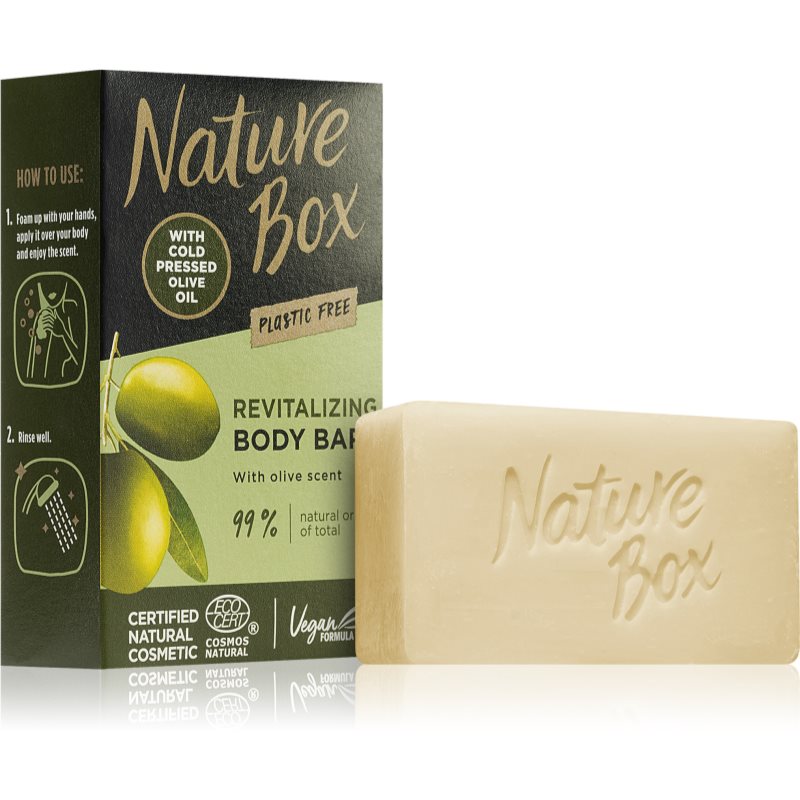 Nature Box Olive Oil valomasis muilas kūnui 100 g