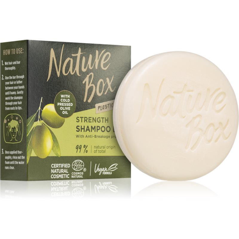 Nature Box Olive Oil energizuojamasis šampūnas su alyvuogių aliejumi 85 g