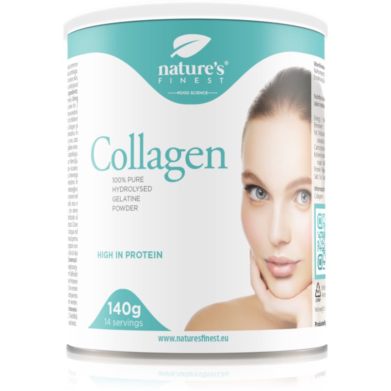 Natures Finest Collagen Pulver zur Herstellung von Getränken mit Kollagen 140 g