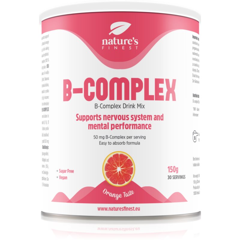 Natures Finest B-Complex Drink Pulver zur Herstellung von Getränken mit Vitamin B-Komplex 150 g