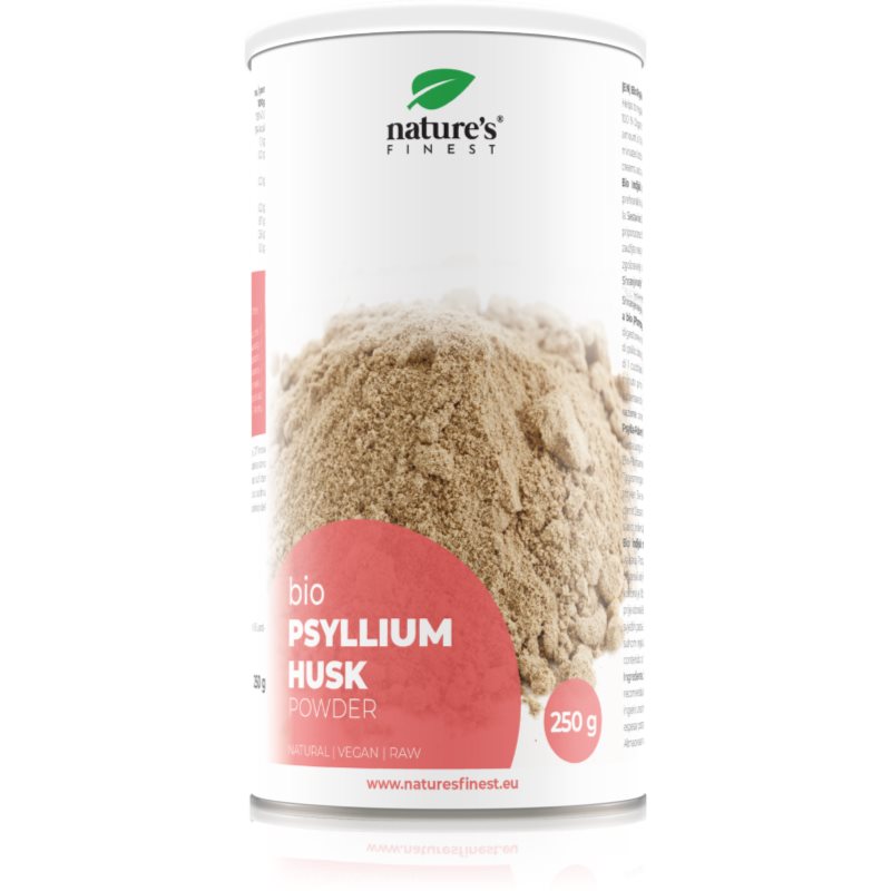 Natures Finest Psyllium Husk Ballaststoffe in BIO-Qualität 250 g