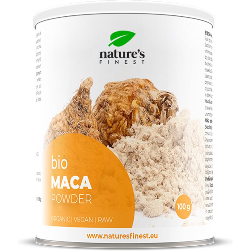 Natures Finest Maca Root Powder Pulver in BIO-Qualität 100 g
