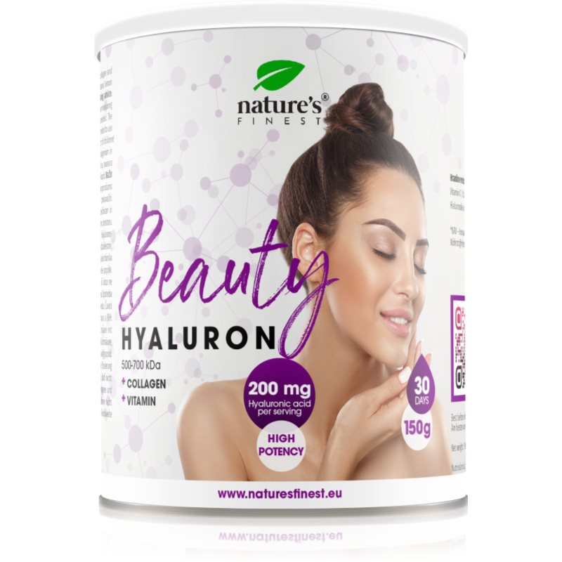 Natures Finest Beauty Hyaluron Pulver mit Hyaluronsäure 150 g