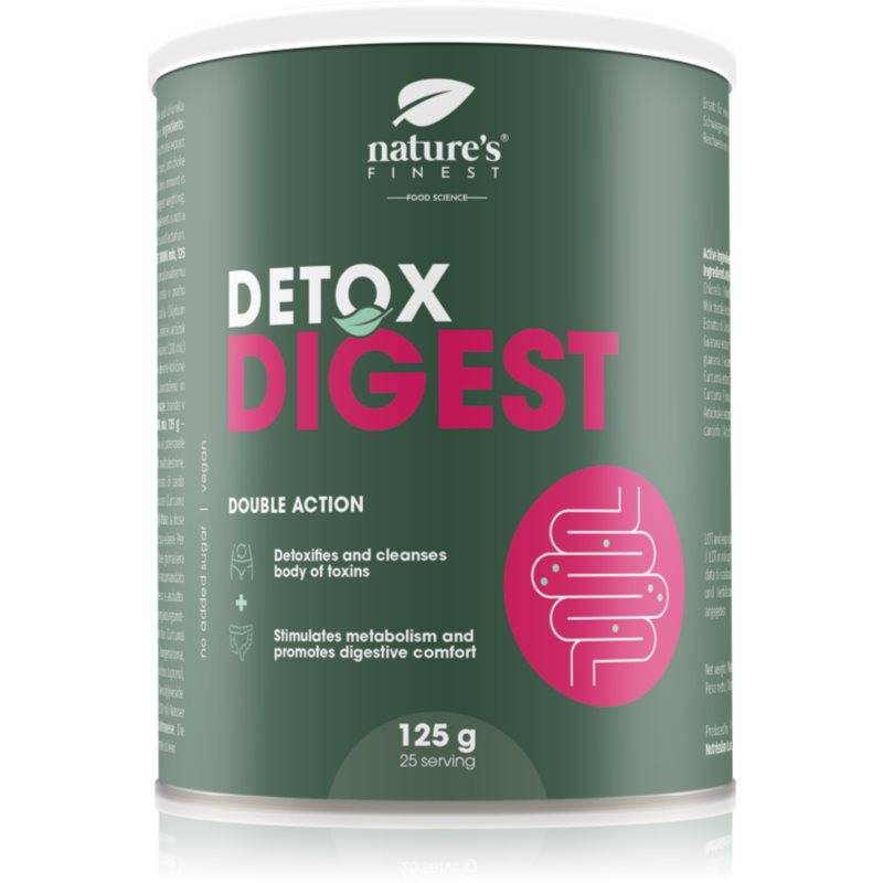 Natures Finest Detox Digest Pulver zur Verdauungsförderung 125 g