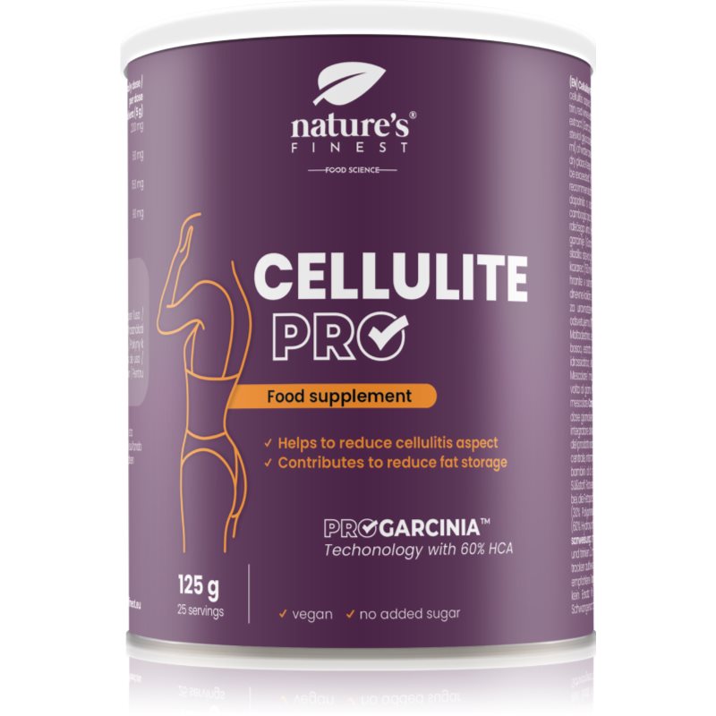 Natures Finest Cellulite PRO Nahrungsergänzungsmittel für Cellulite 125 g
