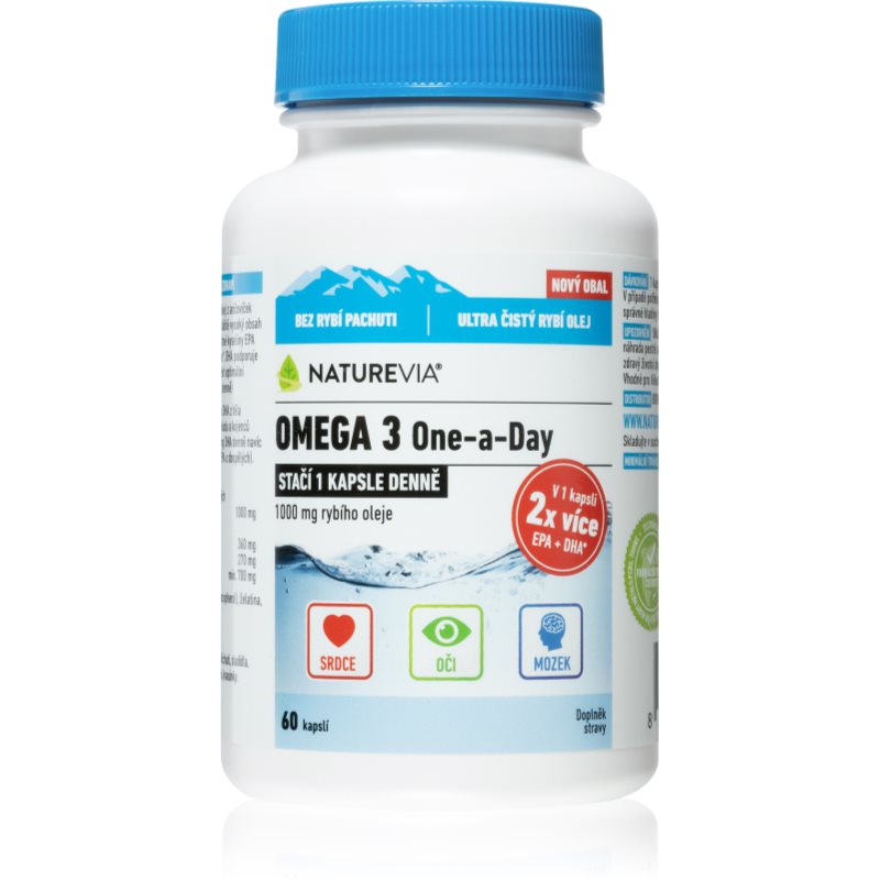 NatureVia Omega 3 One a Day kapsuly pre zdravé srdce a cievy 60 cps kúpite na Notino.sk