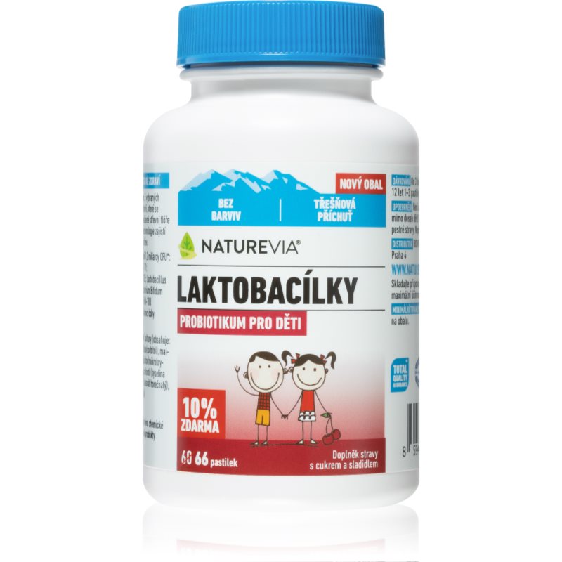 NatureVia Laktobacílky třešňové 66 pastilek koupíte na Notino.cz