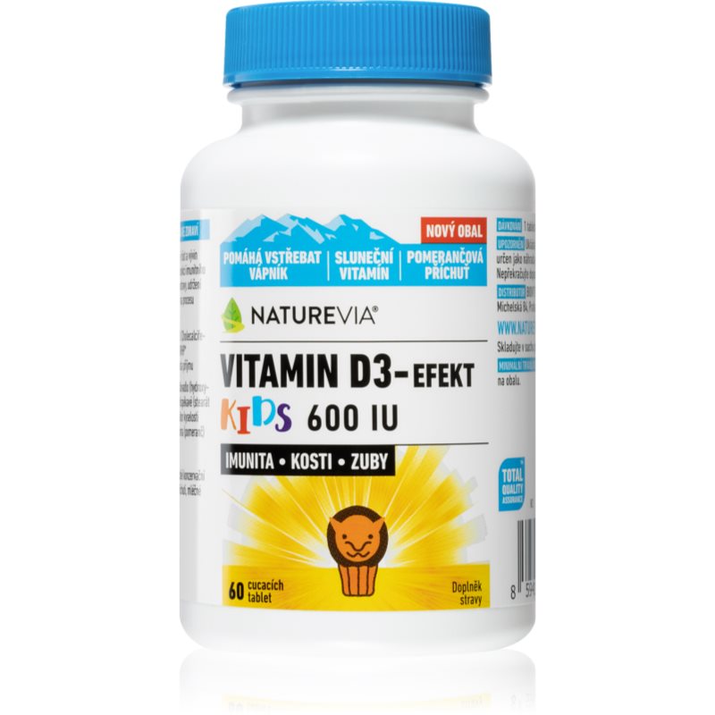 NatureVia Vitamin D3 pro děti EKO balenie 60 tbl kúpite na Notino.sk