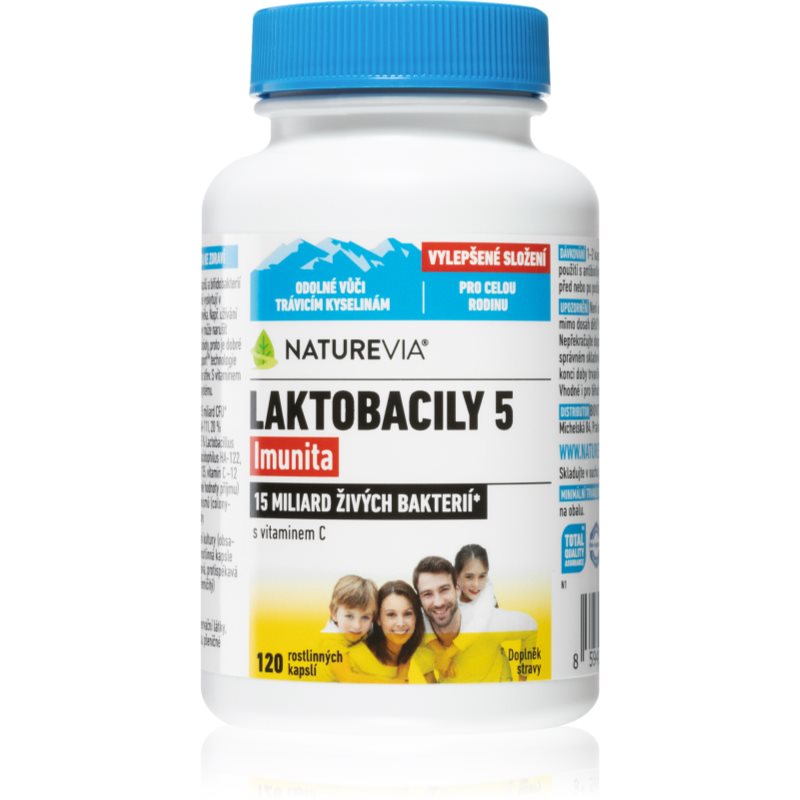 NatureVia Laktobacily 5 Imunita kapsuly na podporu imunitného systému 120 cps kúpite na Notino.sk