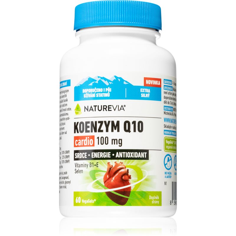 NATUREVIA KOENZÝM Q10 cardio 100 mg, vitamíny B1+E, selén 60 kapsúl kúpite na Notino.sk