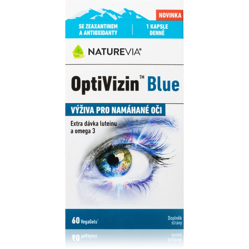 NatureVia OptiVizin Blue kapsuly na osvieženie unavených očí 60 cps kúpite na Notino.sk