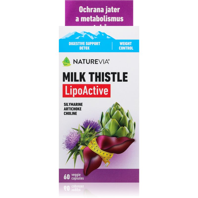 NatureVia Pestrec LipoAktiv kapsuly na podporu funkcie pečene 60 cps kúpite na Notino.sk