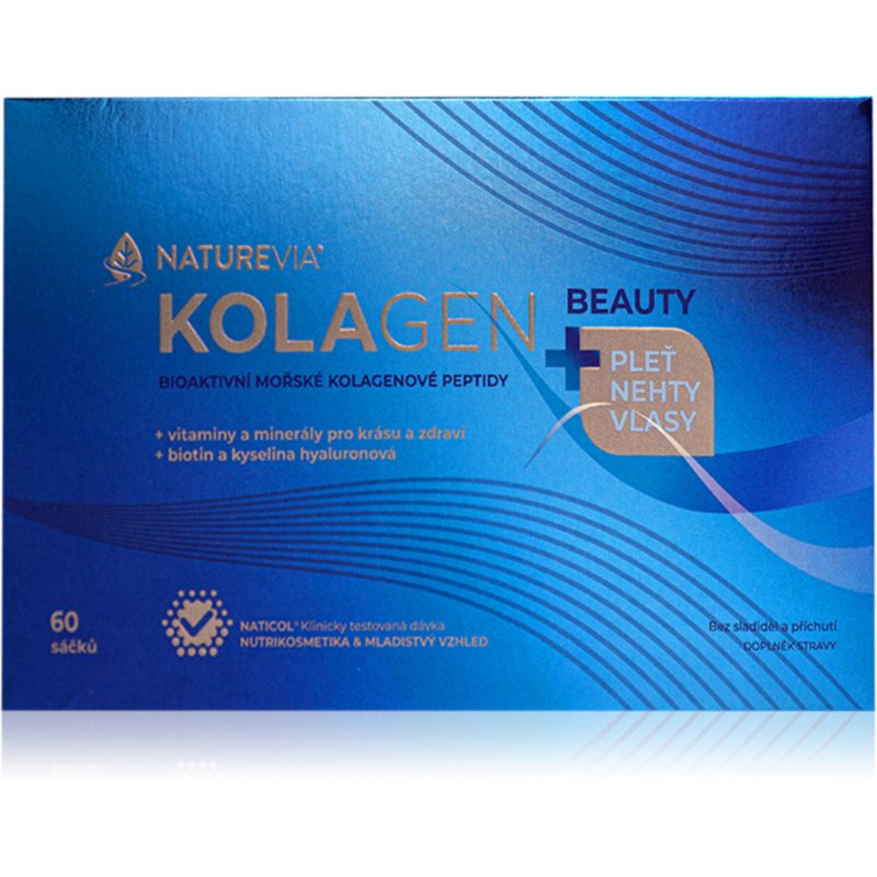 Naturevia Kolagen mořský Beauty+ 60 sáčků