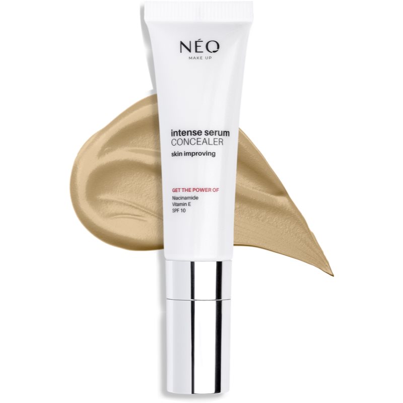 NEO MAKE UP Intense Serum Concealer Augen Concealer für hydratisierte und strahlende Haut Farbton 03 Natural 5 ml